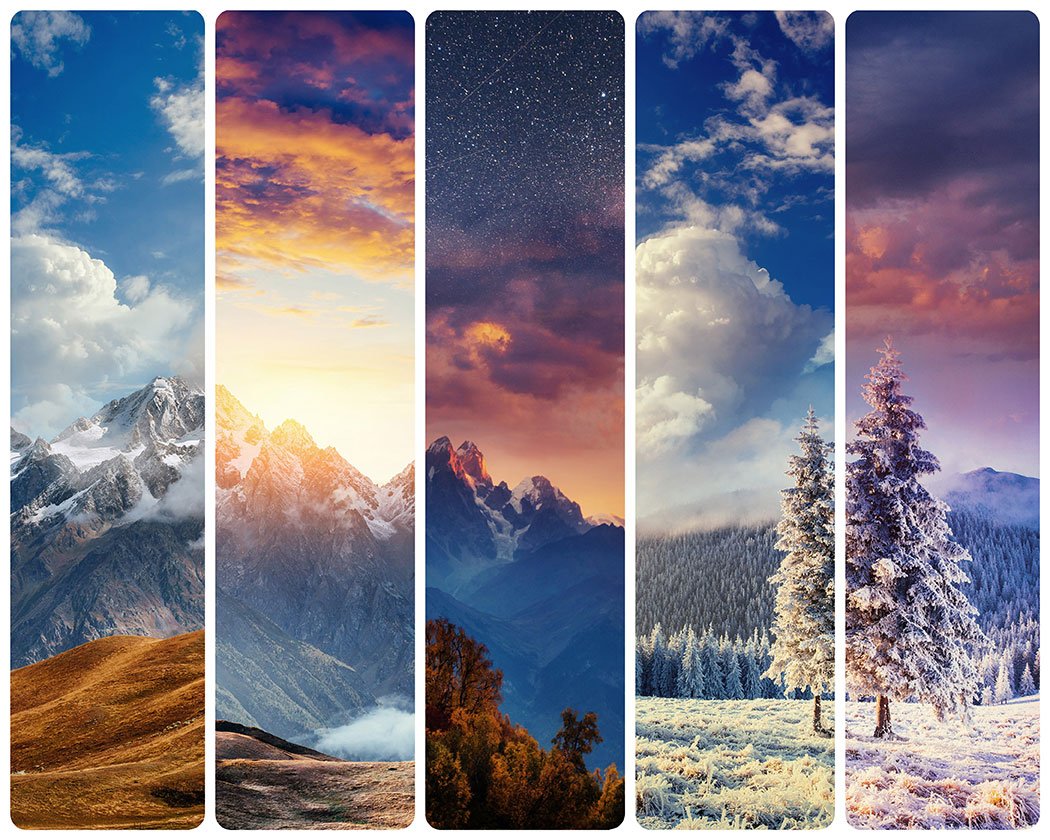 Customizing game themes — four seasons