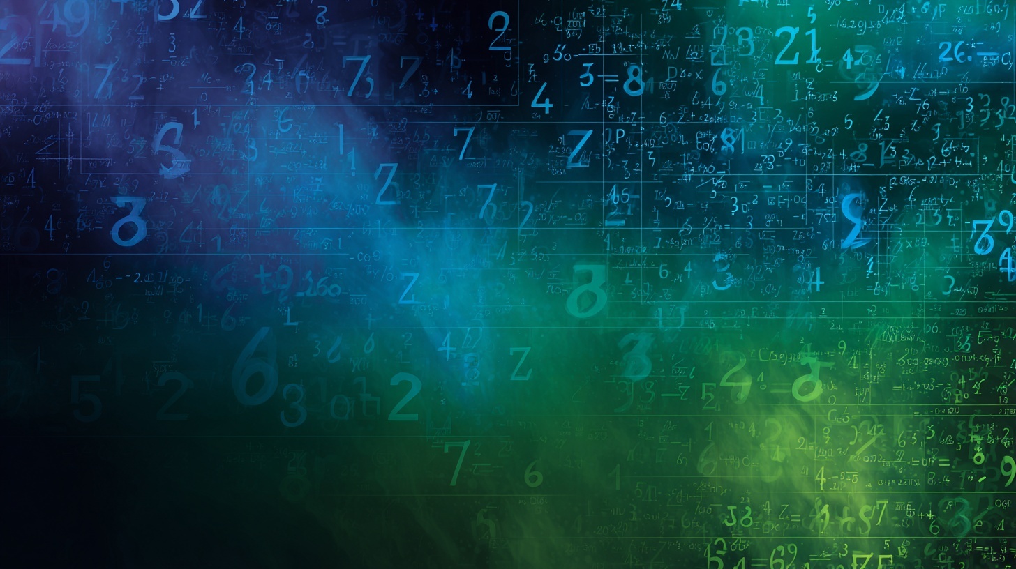 Random Number Generators — abstract visualization of numbers and mathematics