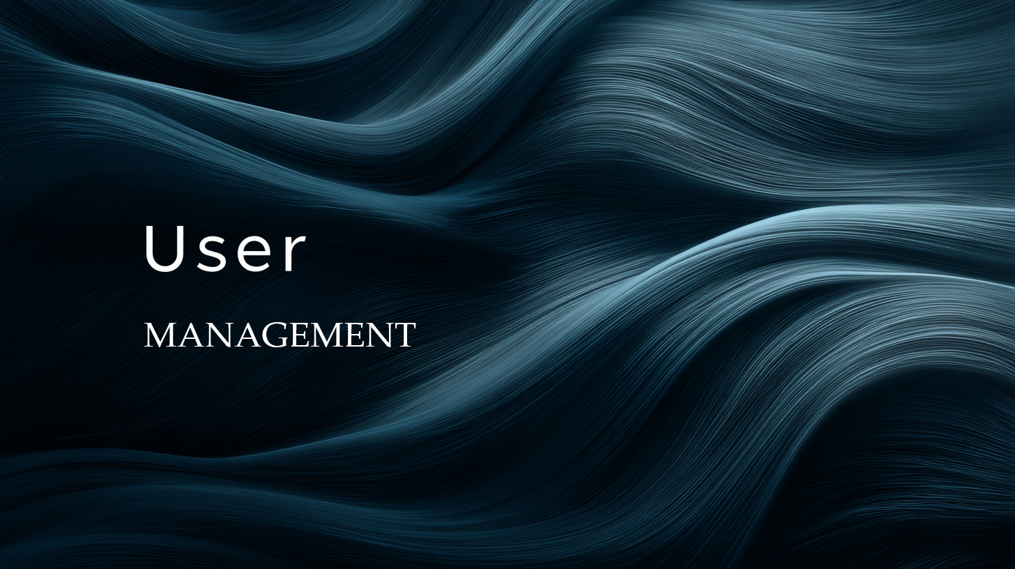 Managing users and roles